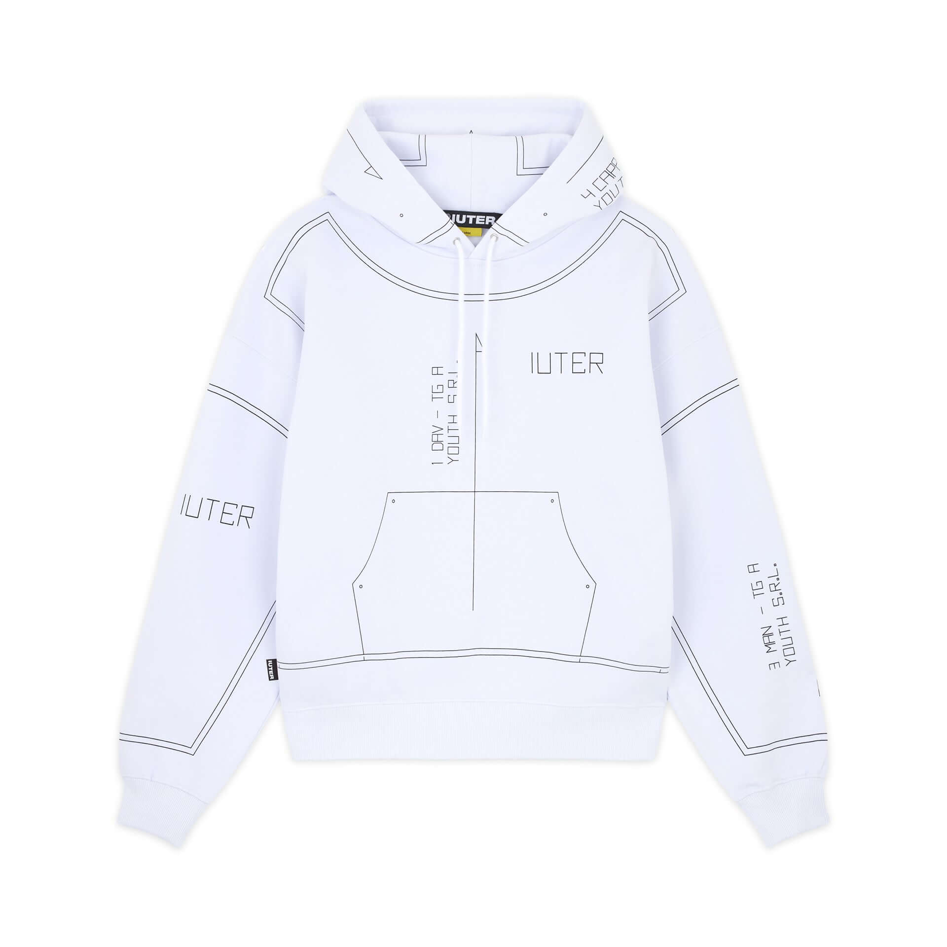 SIMO HOODIE WHITE IUTER €46.0