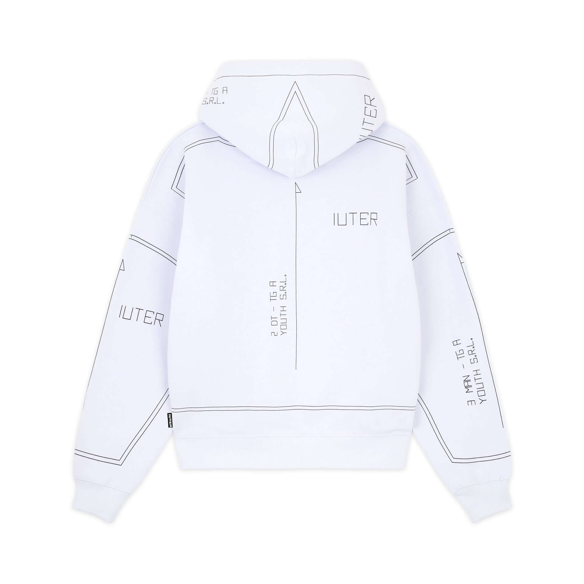 SIMO HOODIE WHITE IUTER €46.0