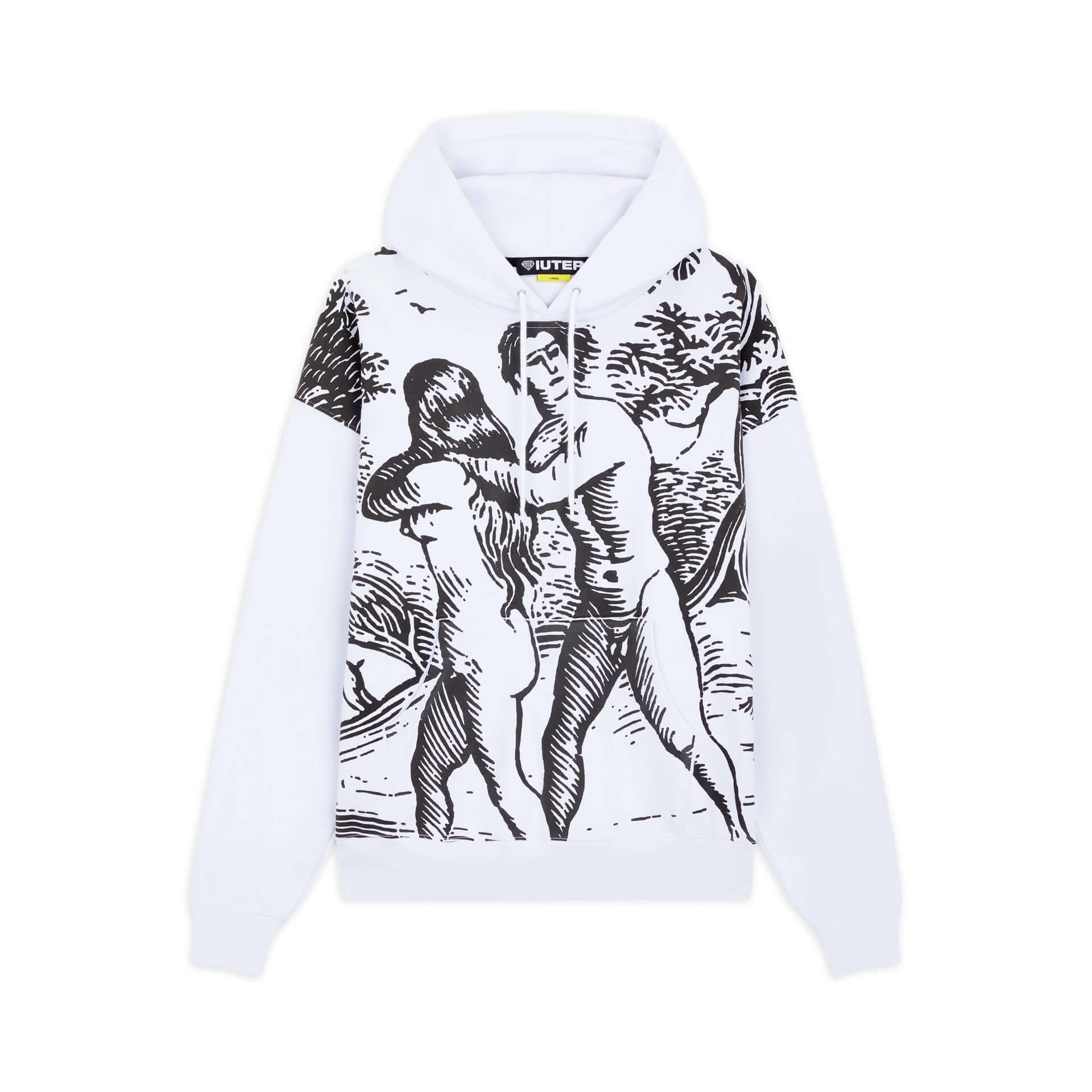 ENDLESS HOODIE WHITE IUTER €56.0