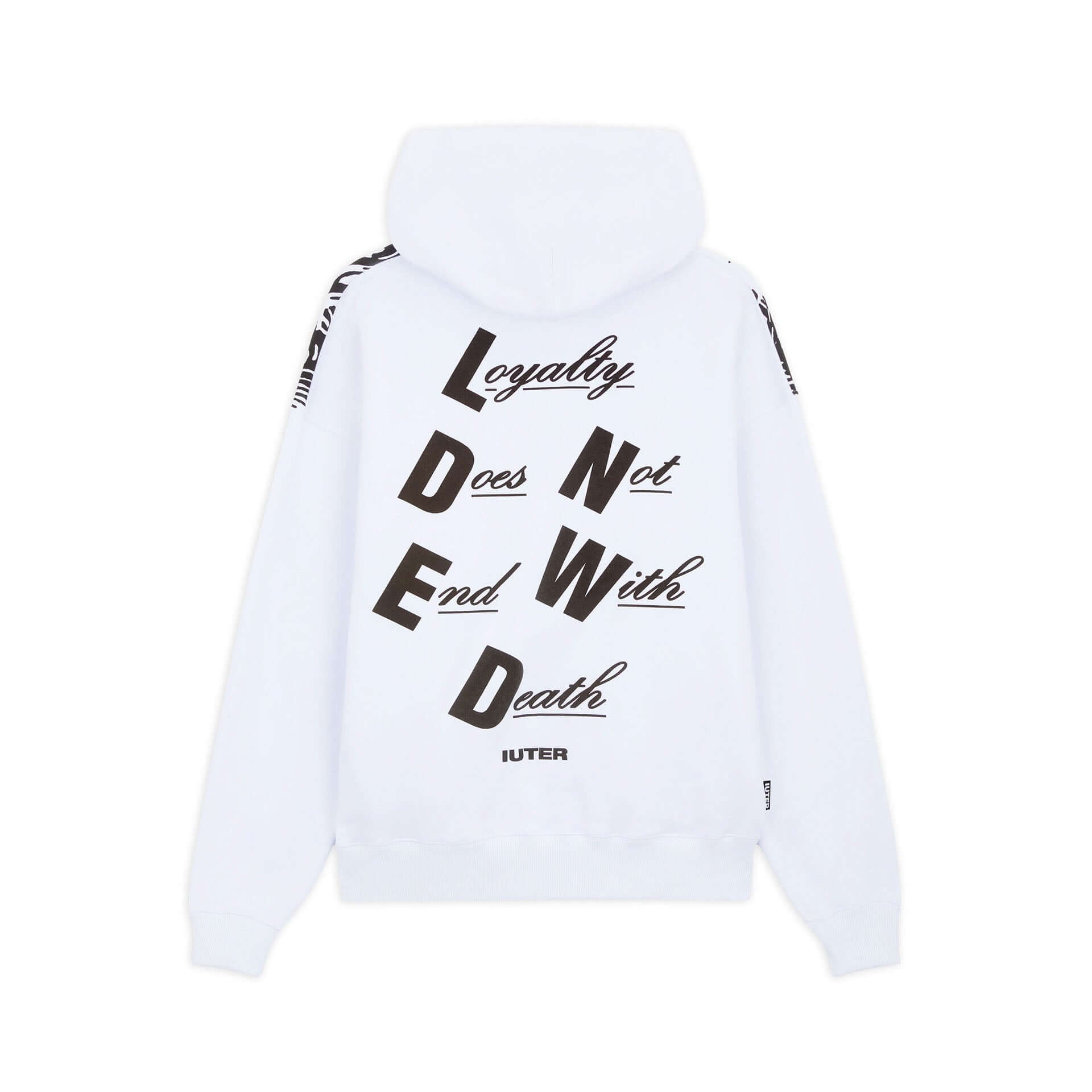 ENDLESS HOODIE WHITE IUTER €56.0