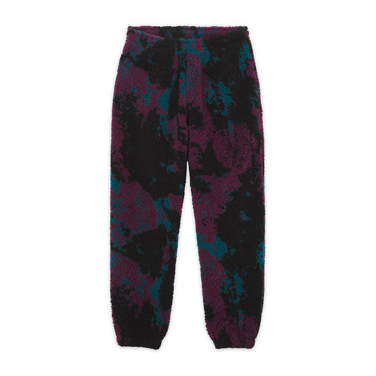TIE DYE FUR PANTS PURPLE