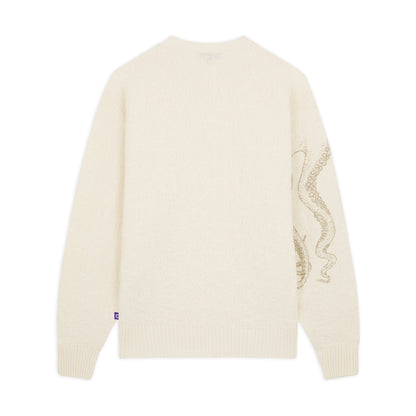 OCTOPUS RAY 3D JUMPER DUSTYWHITE