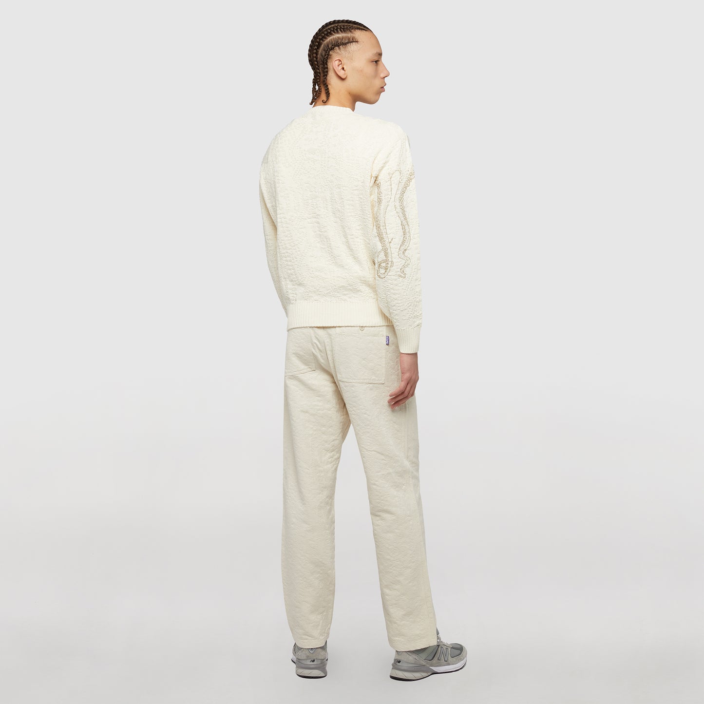 OCTOPUS RAY 3D JUMPER DUSTYWHITE