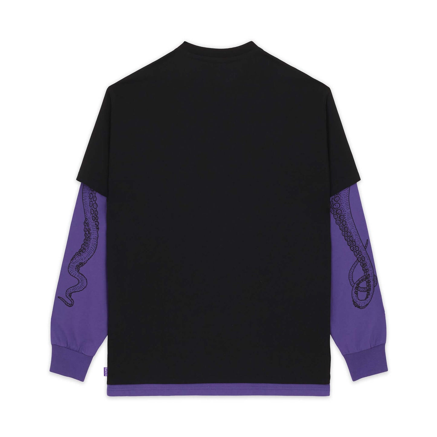 LOGO DOUBLE LS TEE BLACK OCTOPUS €26.0