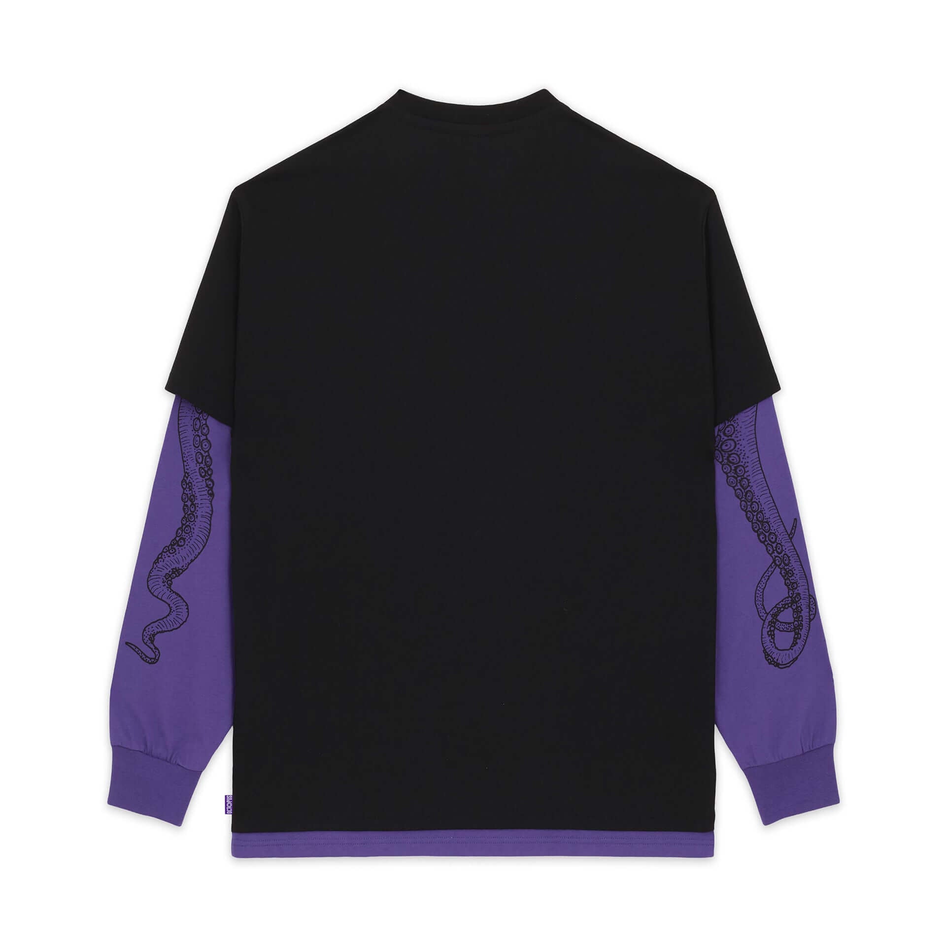 LOGO DOUBLE LS TEE BLACK OCTOPUS €26.0