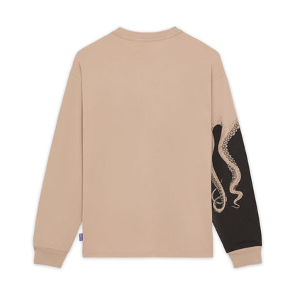 OCTOPUS SIDE LS TEE EARTH