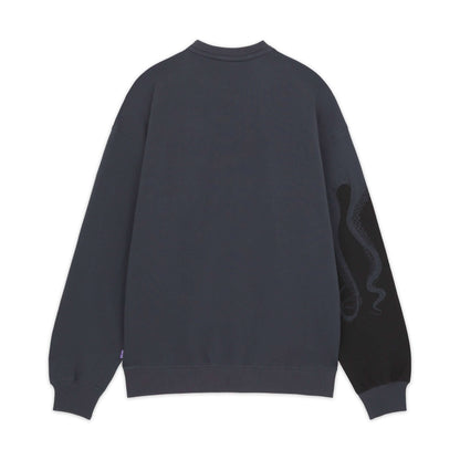 OCTOPUS SIDE CREWNECK ASPHALT OCTOPUS €36.0
