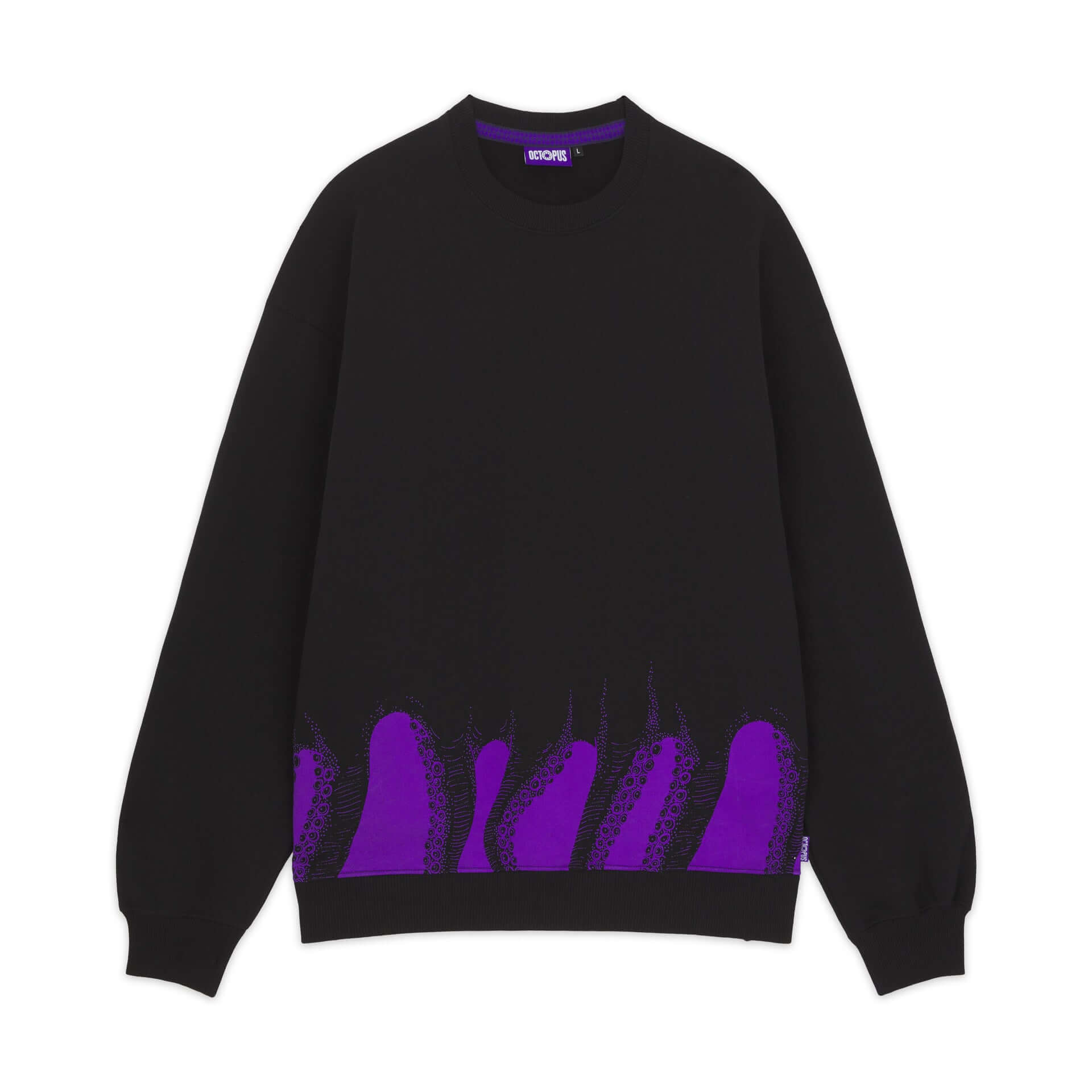 OCTOPUS LOWER CREWNECK BLACK OCTOPUS €36.0