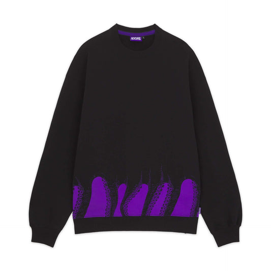 OCTOPUS LOWER CREWNECK BLACK OCTOPUS €36.0