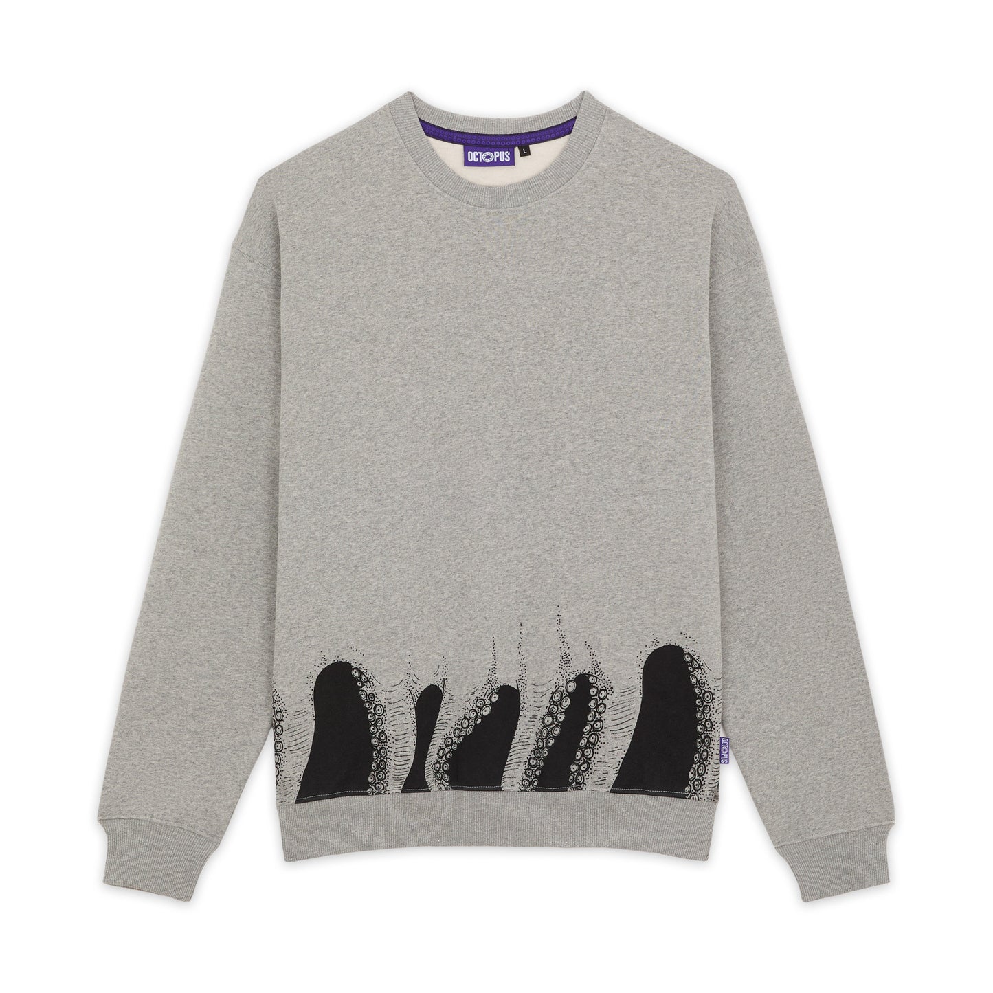 OCTOPUS LOWER CREWNECK LIGHT GREY