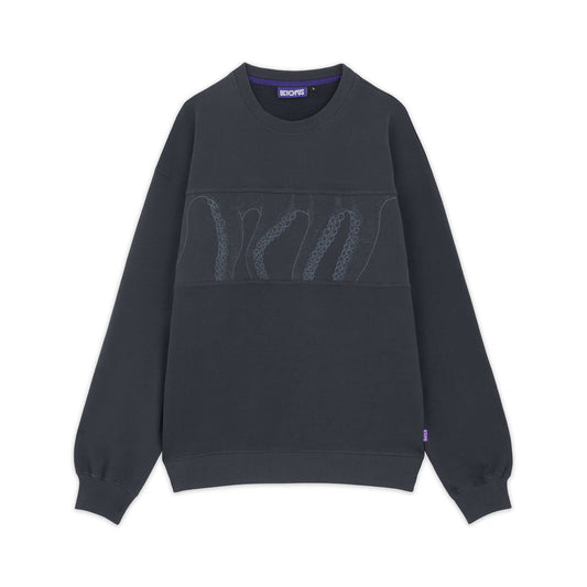 OUTLINE BAND CREWNECK ASPHALT OCTOPUS €40.0