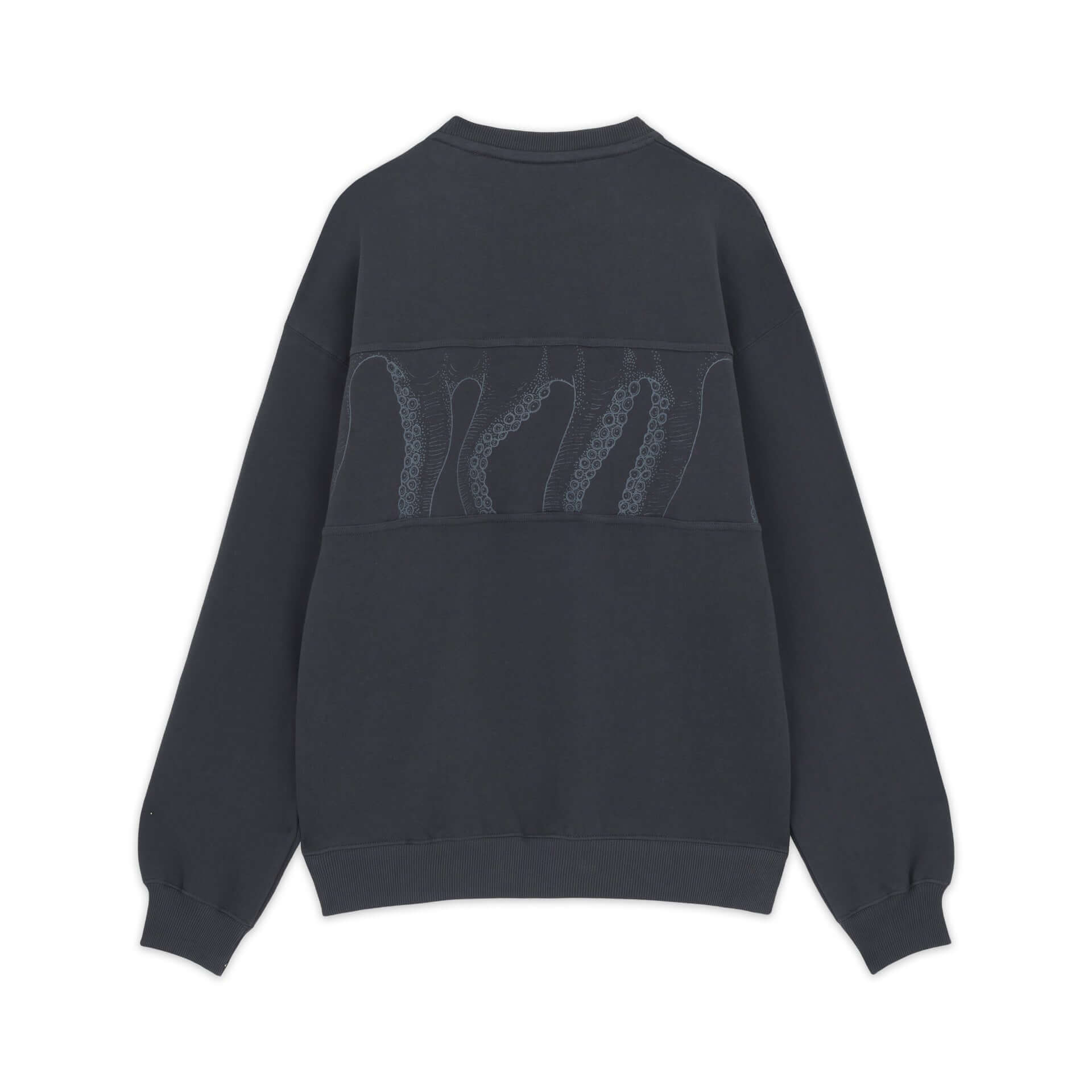 OUTLINE BAND CREWNECK ASPHALT OCTOPUS €40.0