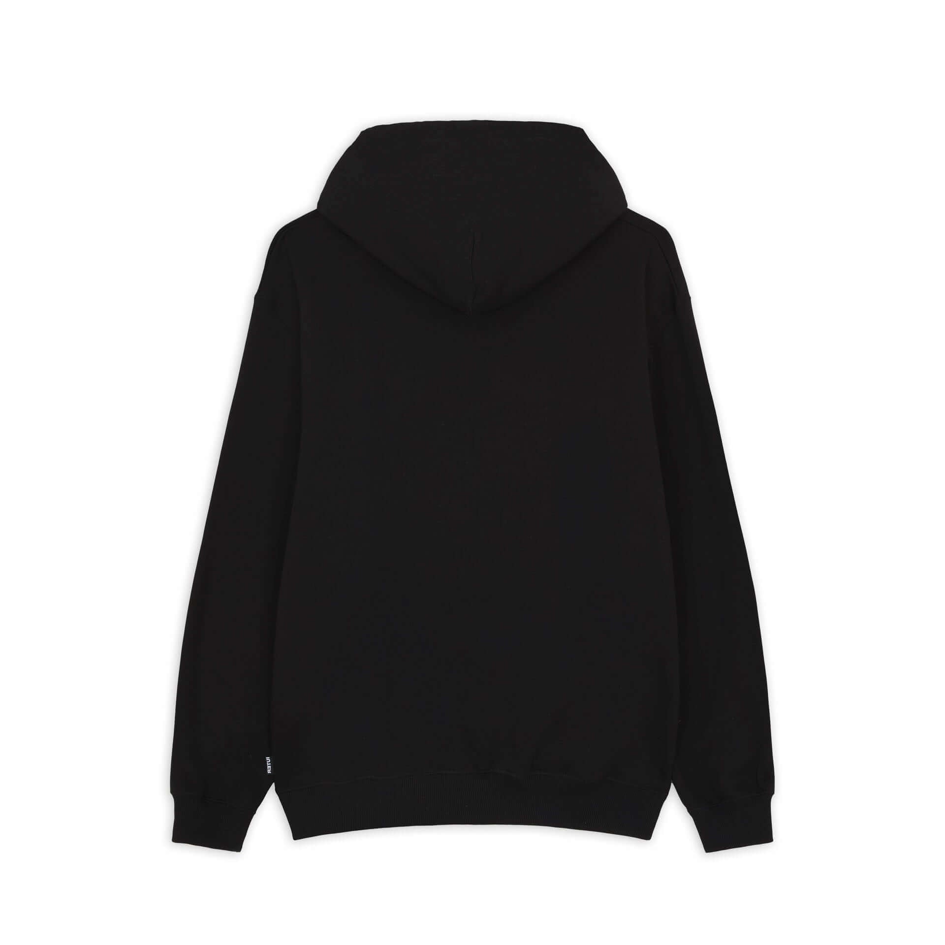 PATCHWORK HOODIE BLACK OCTOPUS €48.0