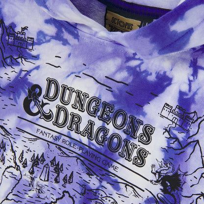 D&D Map Marble Hoodie Marble Purple