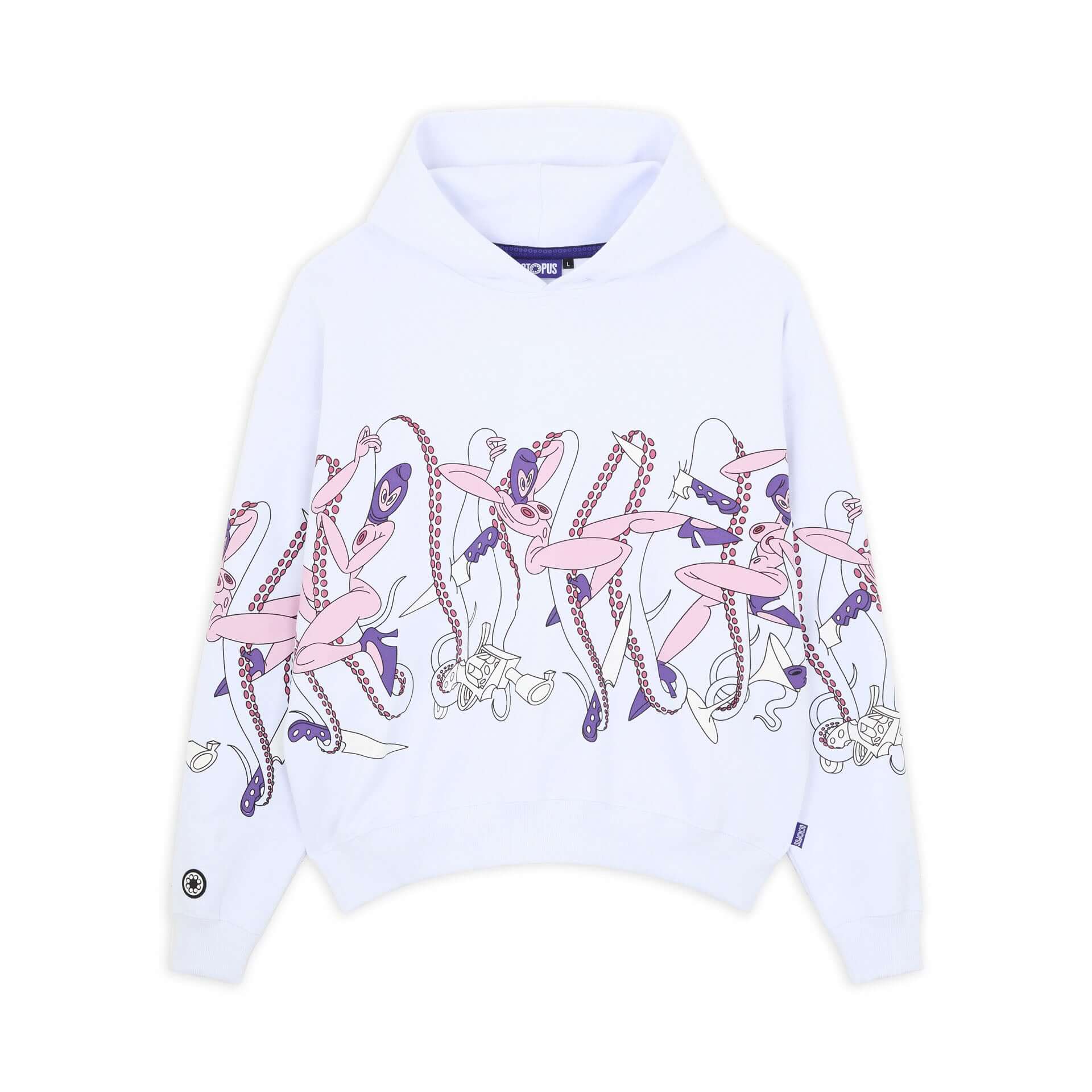 OCTOPUS BY ALOHA PROJECT LOVE HOODIE WHITE OCTOPUS €48.0