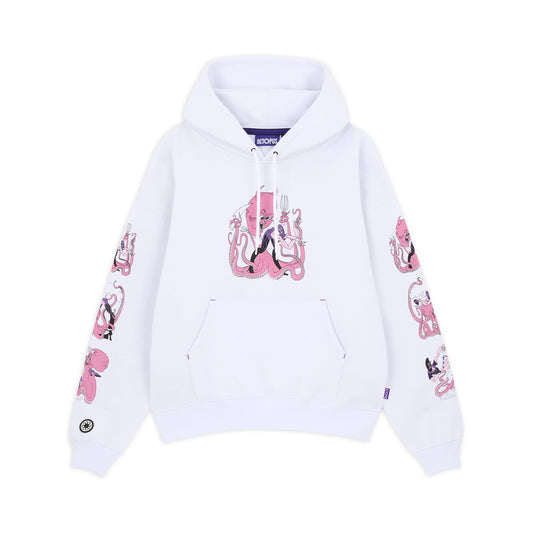 I LOVE OCTOPUS BY ALOHA PROJECT HOODIE WHITE