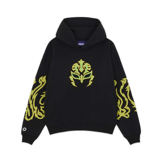 LUCHA LIBRE HOODIE BLACK OCTOPUS €48.0