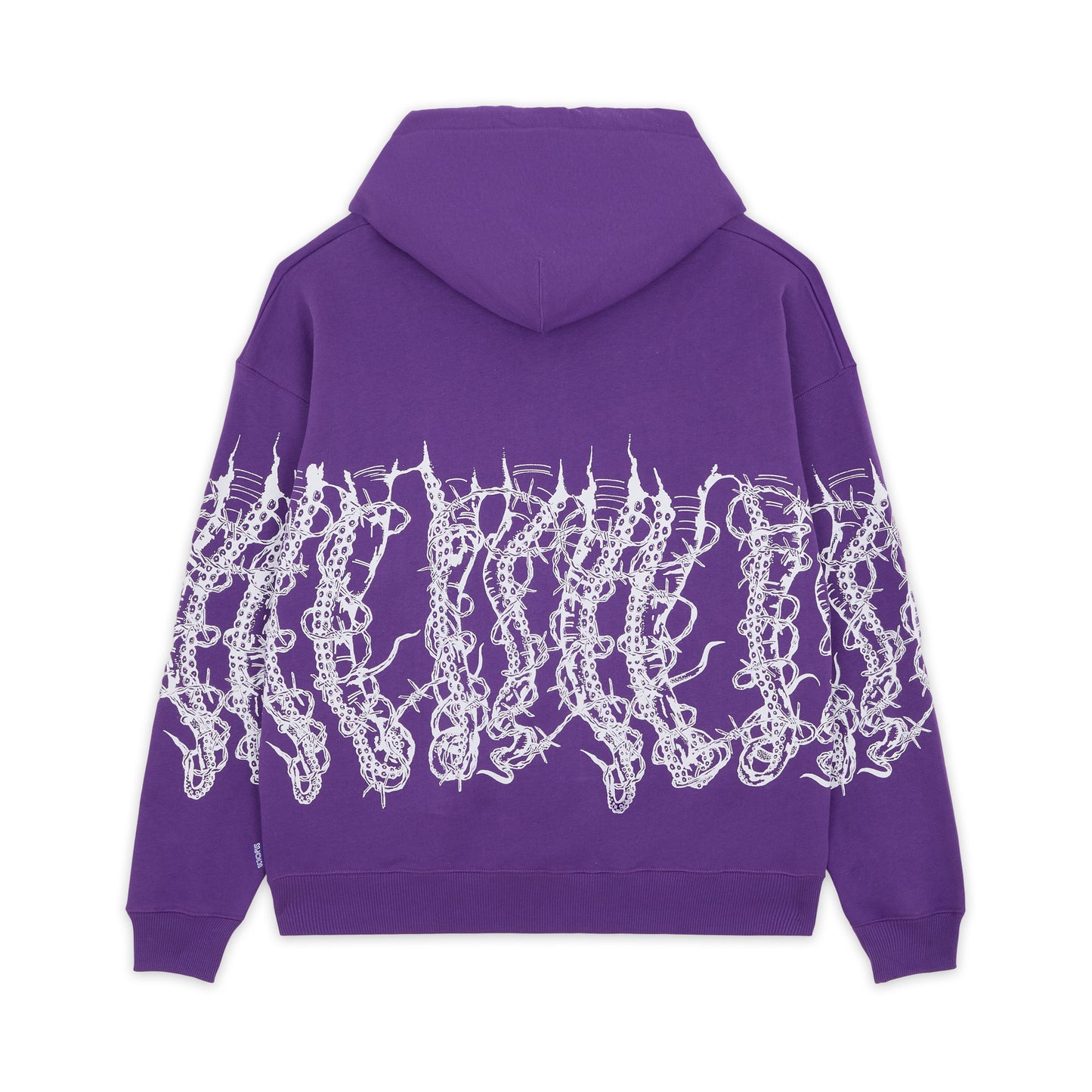 OCTOPUS BY GIORGIO DI SALVO BARBED WIRE HOODIE PURPLE