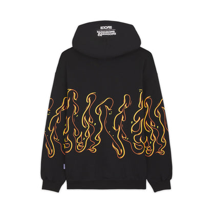 DUNGEONS & DRAGONS OCTOPUS RED DRAGON HOODIE BLACK
