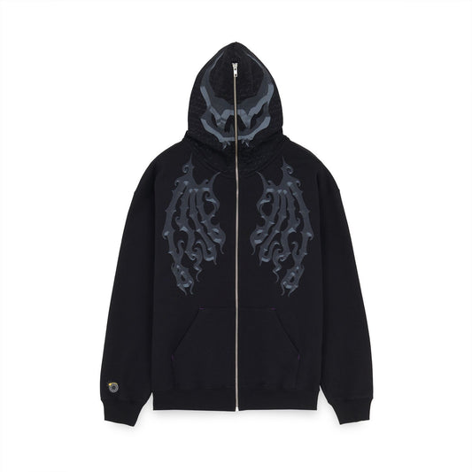 MAGIC: THE GATHERING SWAMP BAT FULL ZIP HOODIE BLACK