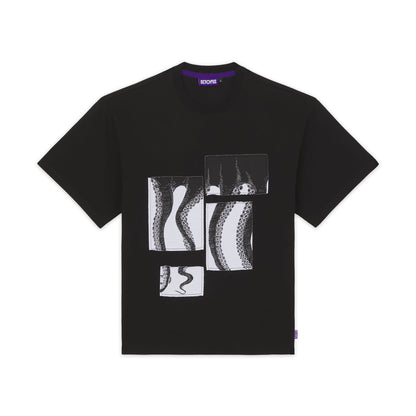 PATCHWORK TEE BLACK