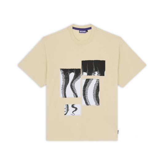 PATCHWORK TEE CREAM
