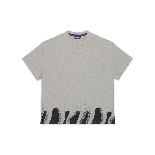 OCTOPUS LOWER TEE LIGHT GREY