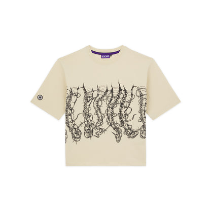 OCTOPUS BY GIORGIO DI SALVO BARBED WIRE TEE CREAM OCTOPUS €22.0