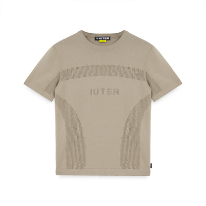 KNIT TEE BROWN