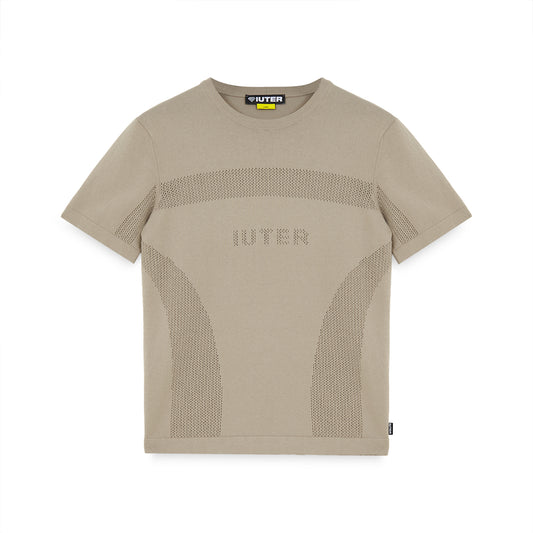 KNIT TEE BROWN