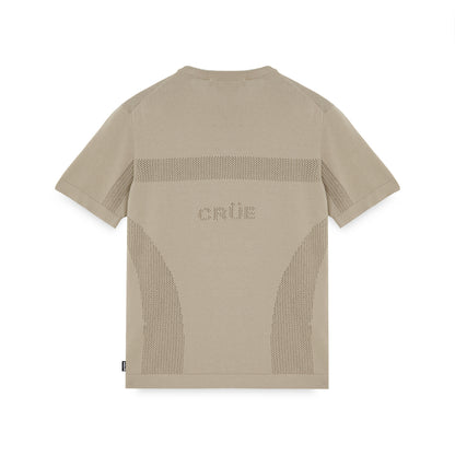 KNIT TEE BROWN