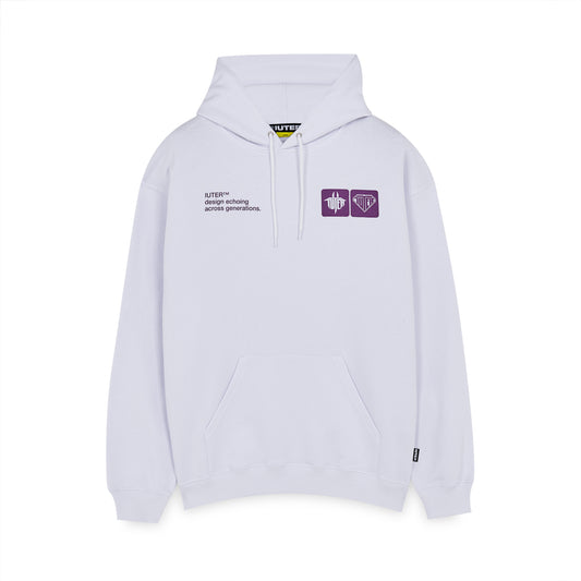 CIRCLE HOODIE WHITE