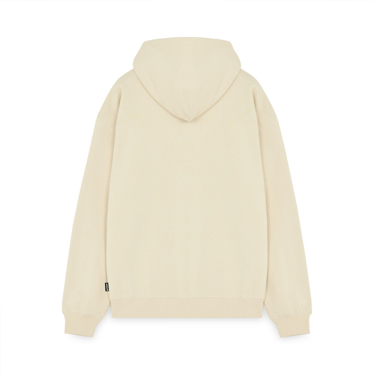 HEART LOGO ZIP HOODIE CREAM