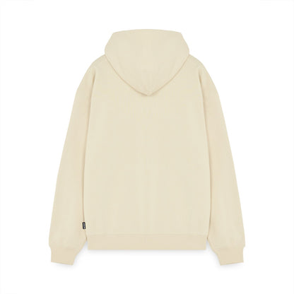 HEART LOGO ZIP HOODIE CREAM
