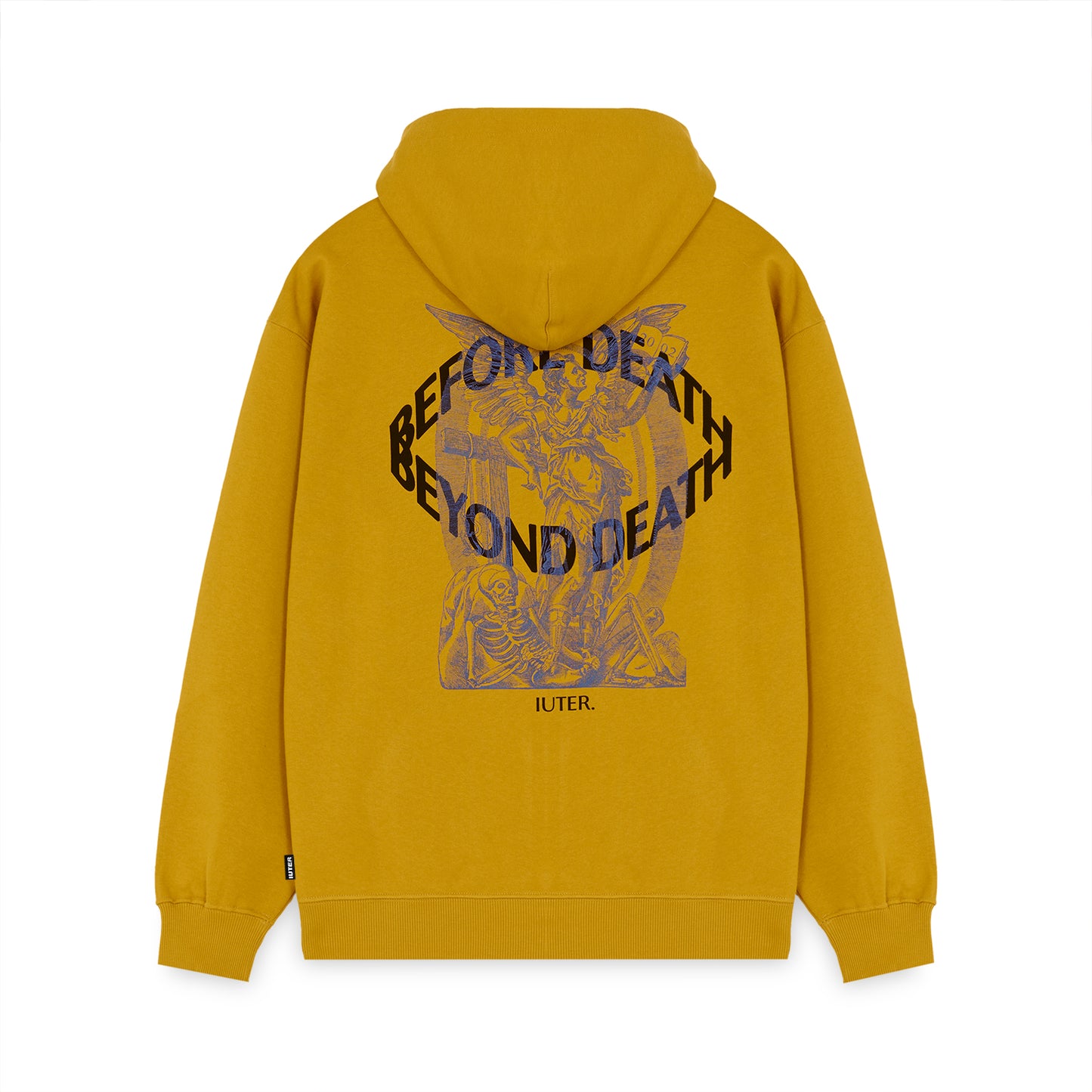 DEATH ZIP HOODIE MUSTARD