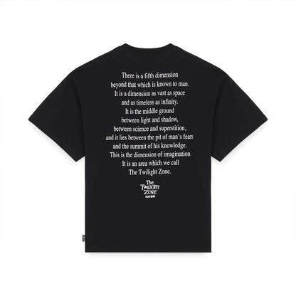 THE TWILIGHT ZONE TEE BLACK