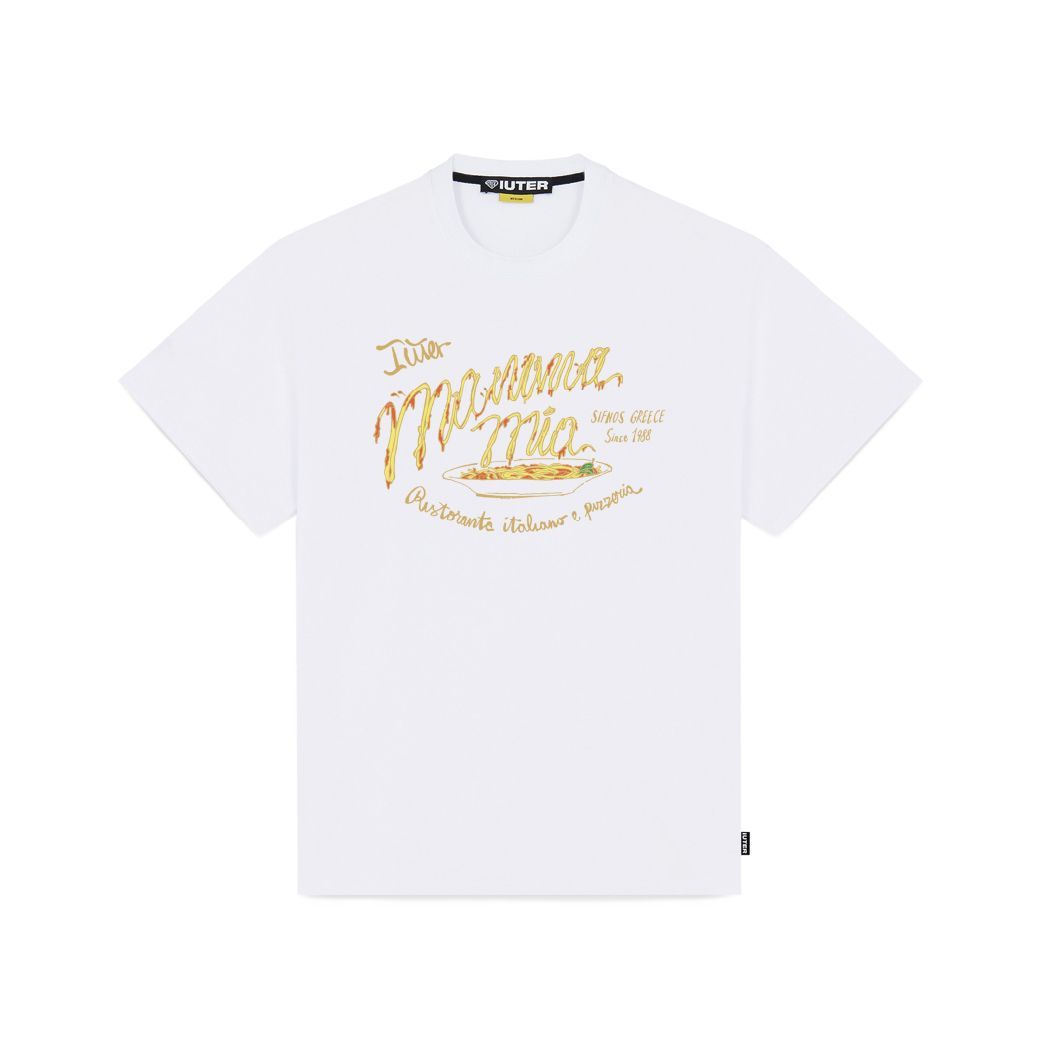 IUTER MAMMA MIA - PASTASCIUTTA TEE BY L.A. SANTI WHITE