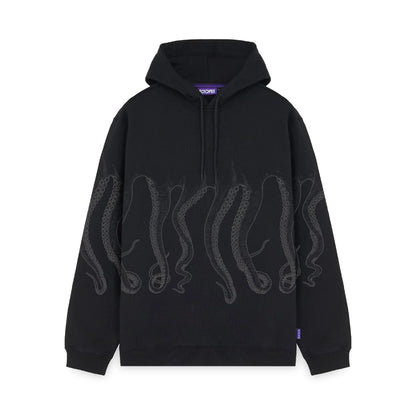 OCTOPUS OUTLINE HOODIE BLACK
