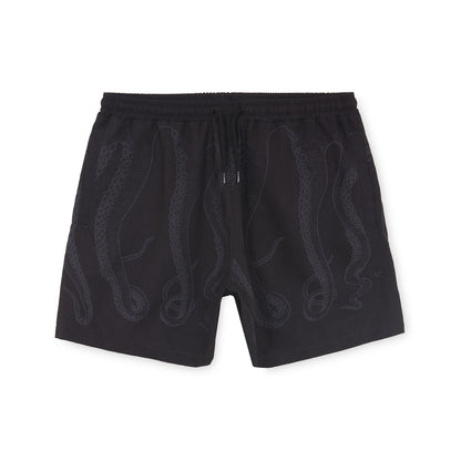 OCTOPUS OUTLINE SWIMTRUNK BLACK