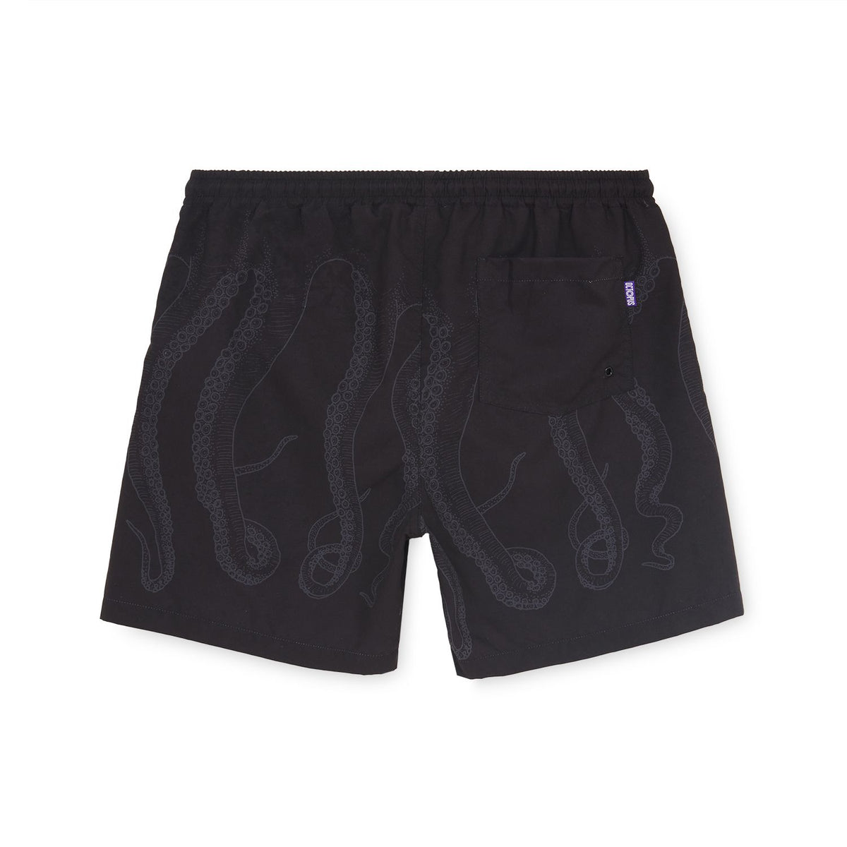 OCTOPUS OUTLINE SWIMTRUNK BLACK