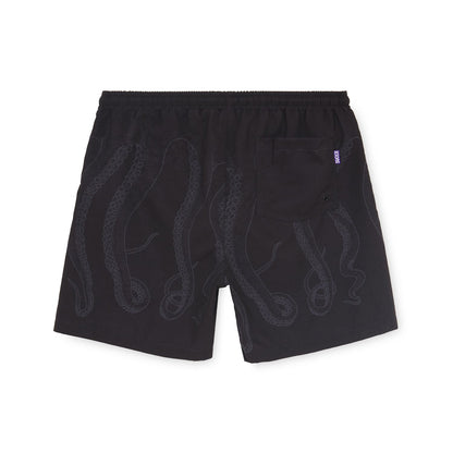 OCTOPUS OUTLINE SWIMTRUNK BLACK