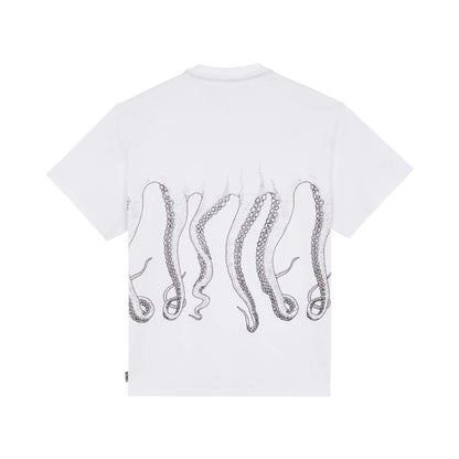 OCTOPUS OUTLINE TEE BLACK WHITE