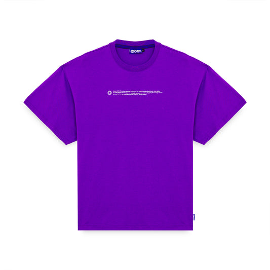 OUTLINE LOGO TEE PURPLE OCTOPUS €20.0