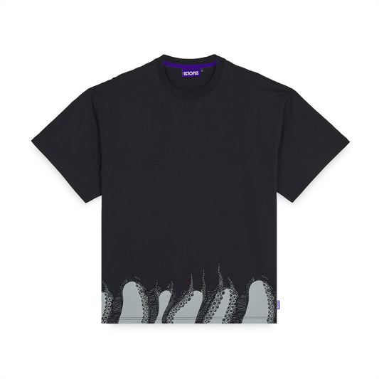 OCTOPUS LOWER TEE BLACK