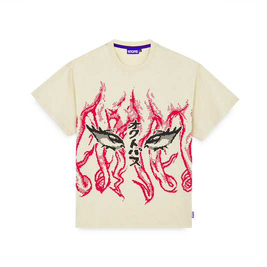 STRANGE AMBASSADOR TEE BY PLAGUE LABS CREAM