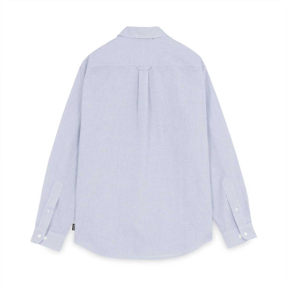 PARADISE MICROCHECK LS SHIRT BLUE