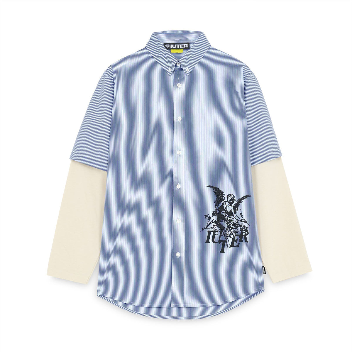 ANGEL DOUBLE LS SHIRT BLUE