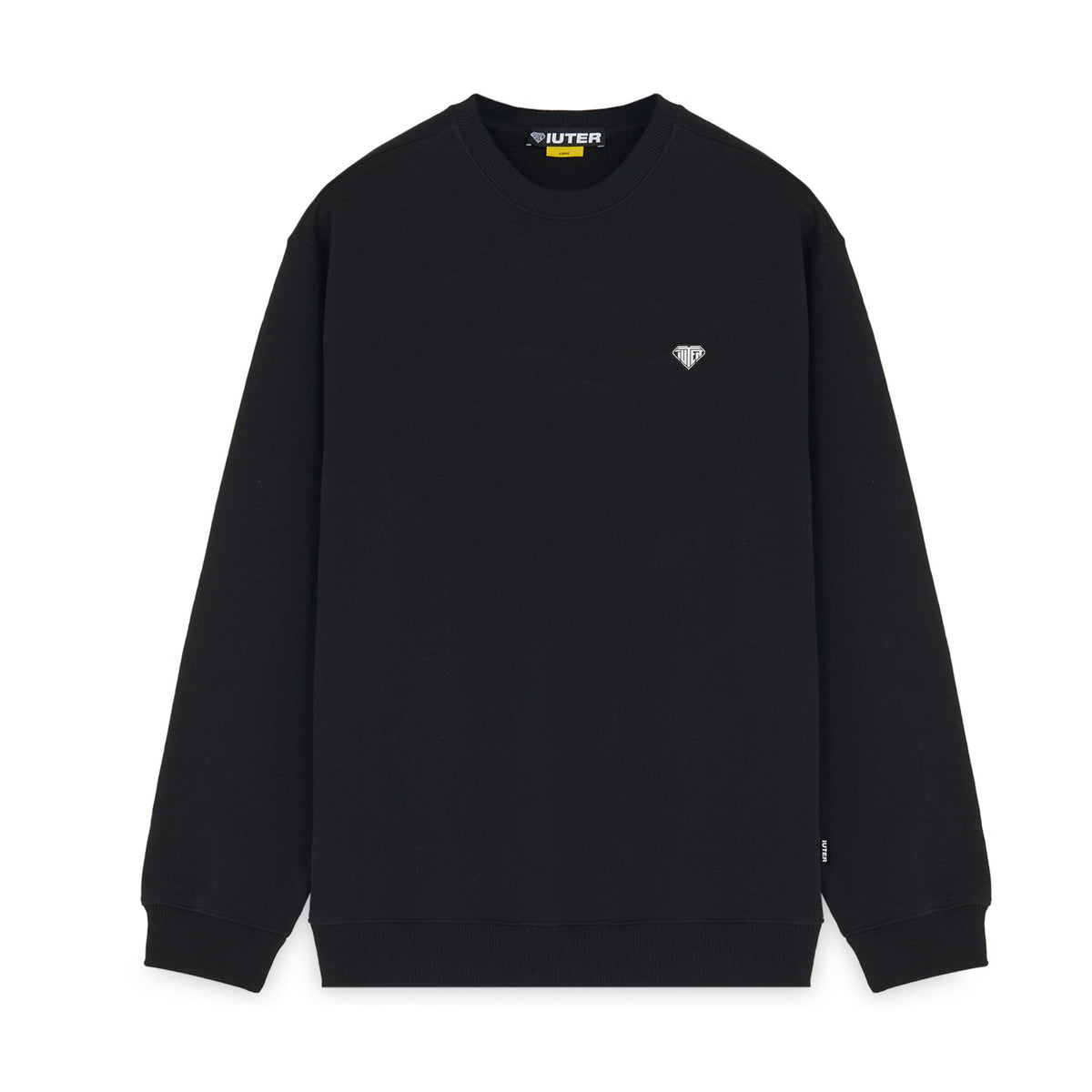 HEART LOGO CREWNECK BLACK