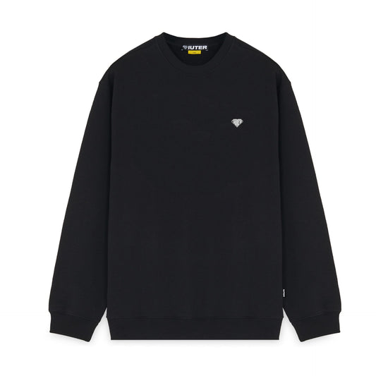 HEART LOGO CREWNECK BLACK