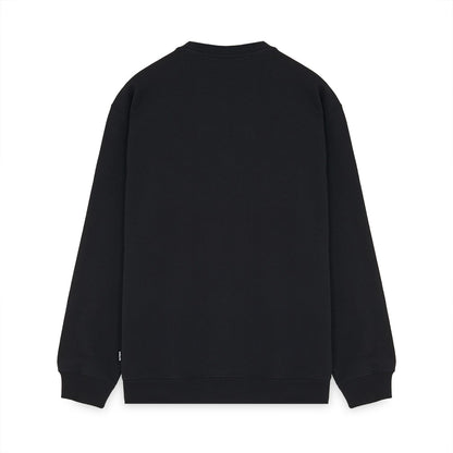 HEART LOGO CREWNECK BLACK